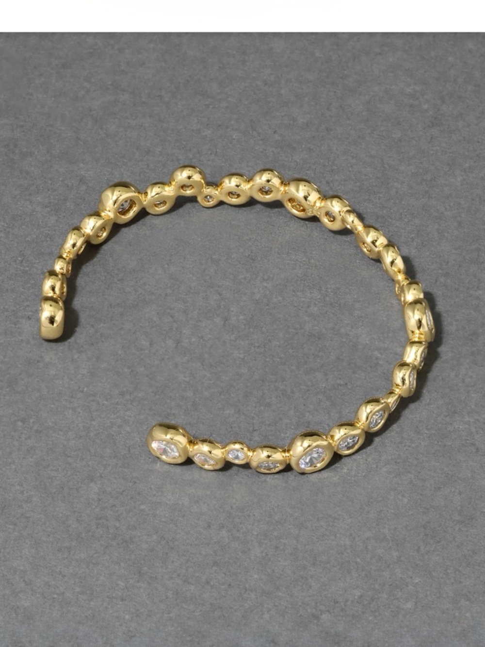 SOLD BUNDLE PENDG ALEXIS BITTAR Gold Skinny Cuff Bracelet Asterales AP10 - Picture 4 of 7